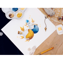 Sorcières & sortilèges à l'aquarelle Livre Beaux-arts