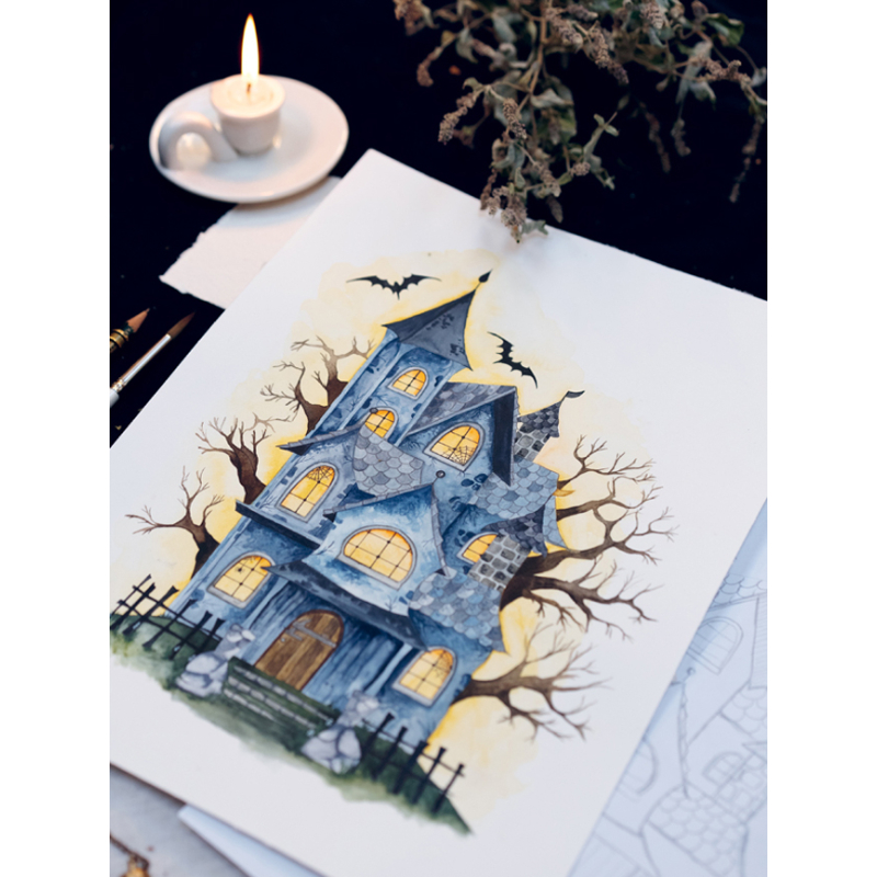 Sorcières & sortilèges à l'aquarelle
