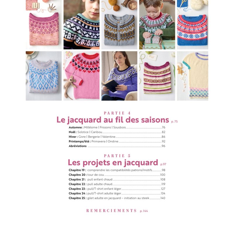 Oser le jacquard en rond Livre Tricot