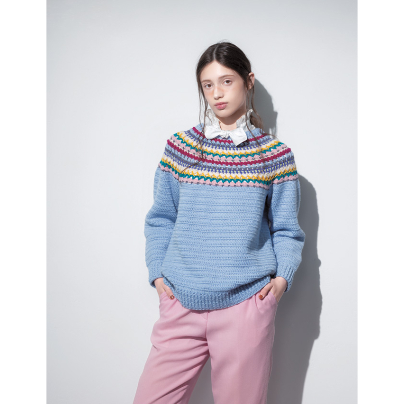 Pulls crochet col rond Livre Crochet