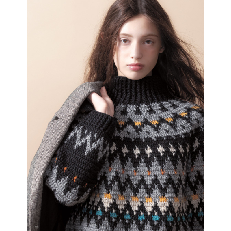 Pulls crochet col rond Livre Crochet