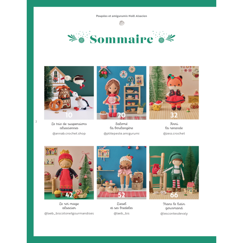Poupées et amigurumis Noël Alsacien au crochet Livre Crochet