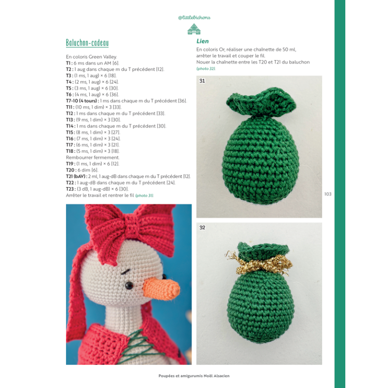 Poupées et amigurumis Noël Alsacien au crochet Livre Crochet