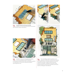 Planches & secrets d'artistes : Boutiques japonaises à l'aquarelle Livre Beaux-arts