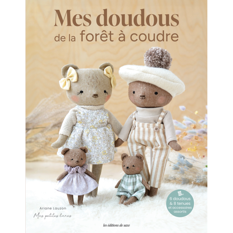 Mes doudous de la forêt à coudre Livre Couture