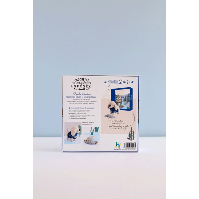 Coffret Ryo le labrador au crochet - Occasion Kit livres coffrets defraichis