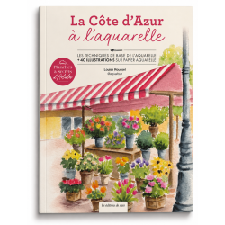 La côte d'azur à l’aquarelle Livre Beaux-arts