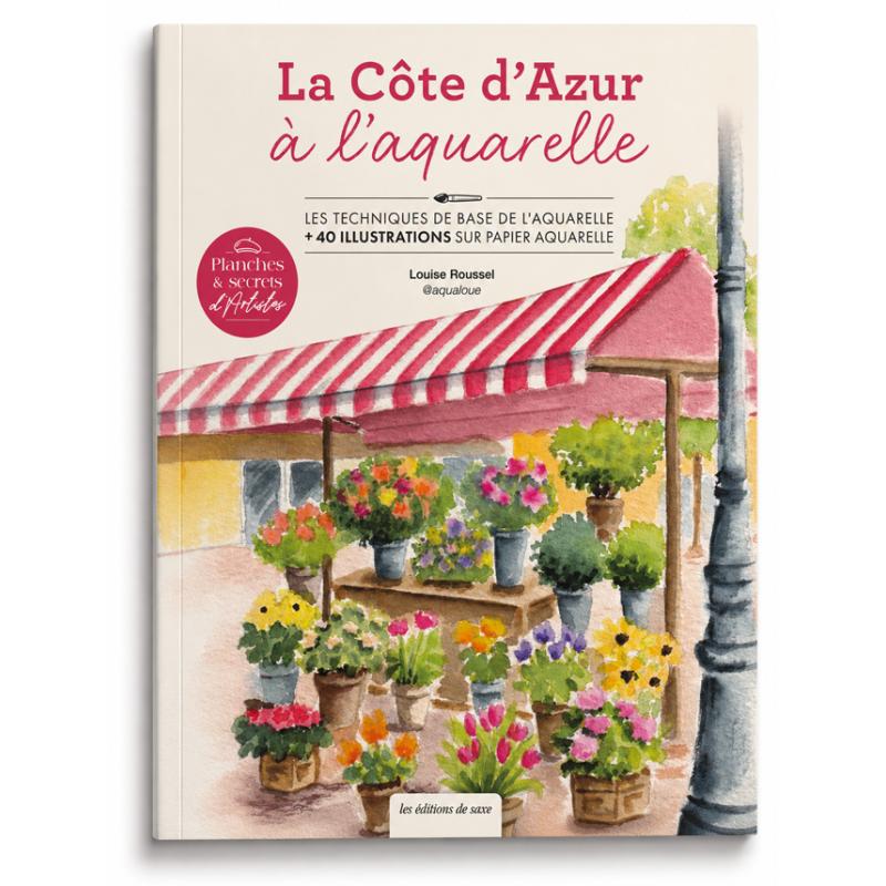 La côte d'azur à l’aquarelle Livre Beaux-arts