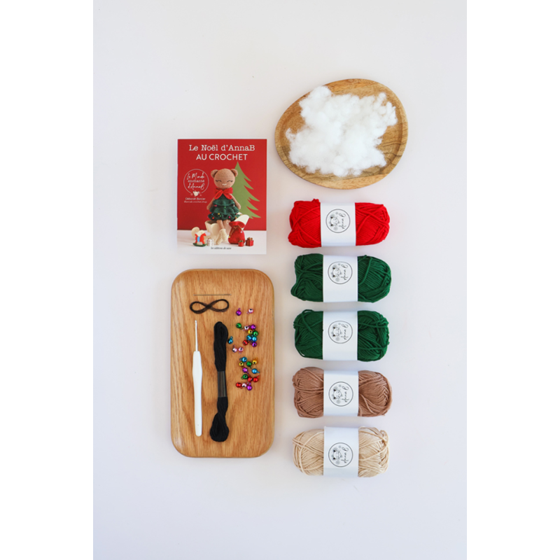 Le Noël d'AnnaB au crochet - L'oursonne Kit Crochet