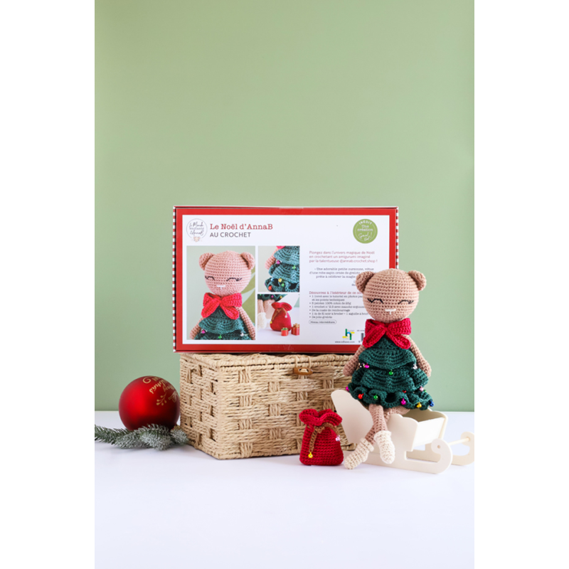 Le Noël d'AnnaB au crochet - L'oursonne Kit Crochet