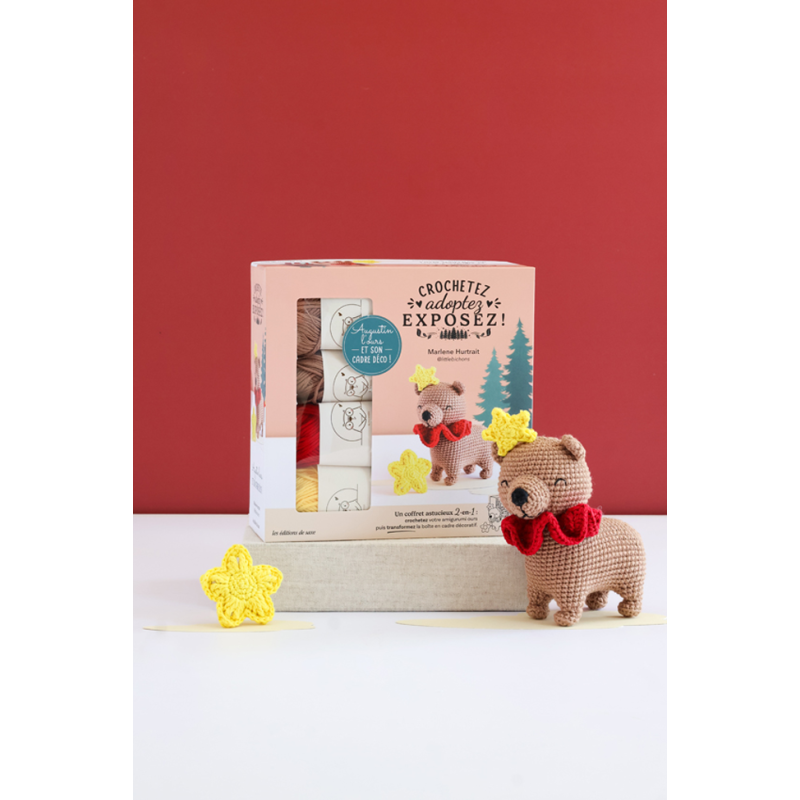 Coffret Ours - Crochetez, adoptez, exposez ! Kit Crochet