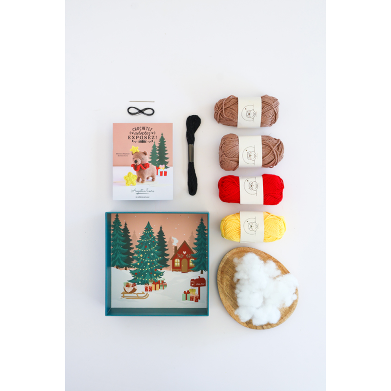 Coffret Ours - Crochetez, adoptez, exposez ! Kit Crochet