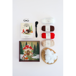 Coffret Hérisson - Crochetez, adoptez, exposez ! Kit Crochet