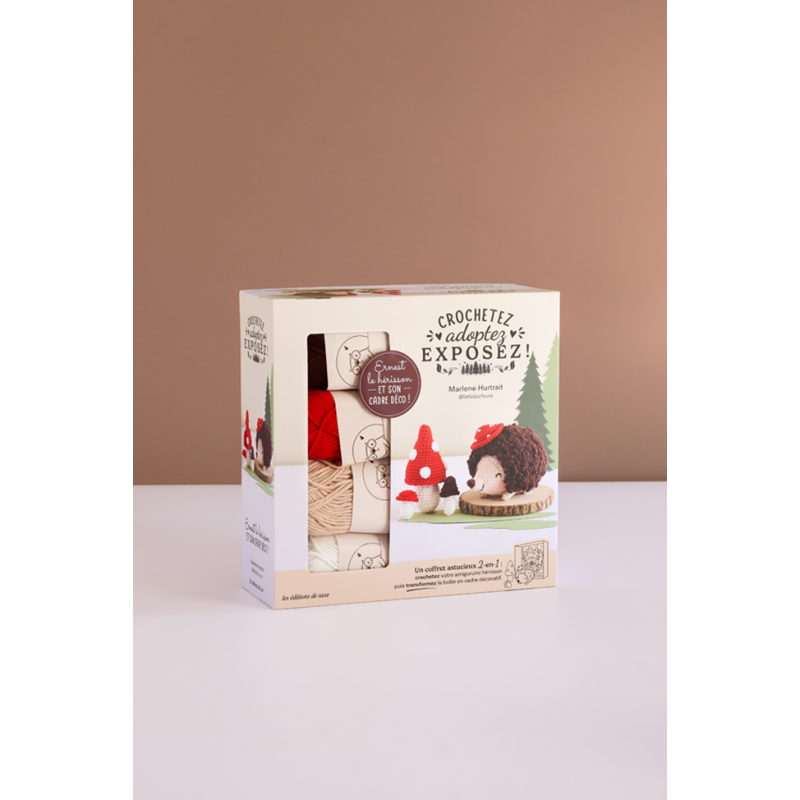 Coffret Hérisson - Crochetez, adoptez, exposez !