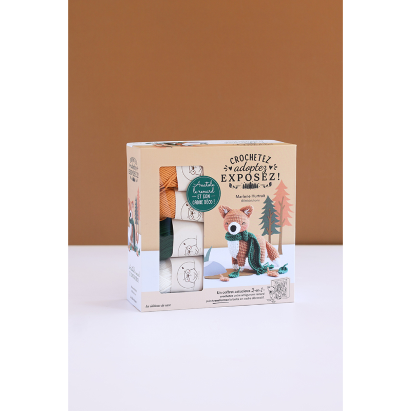Coffret Renard - Crochetez, adoptez, exposez !