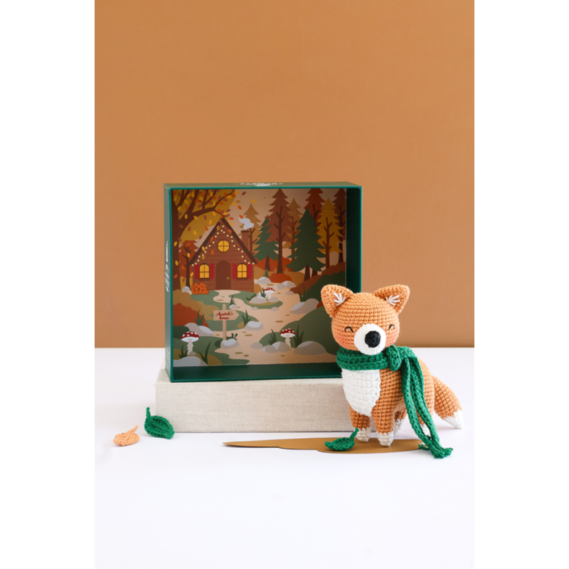 Coffret Renard - Crochetez, adoptez, exposez ! Kit Crochet