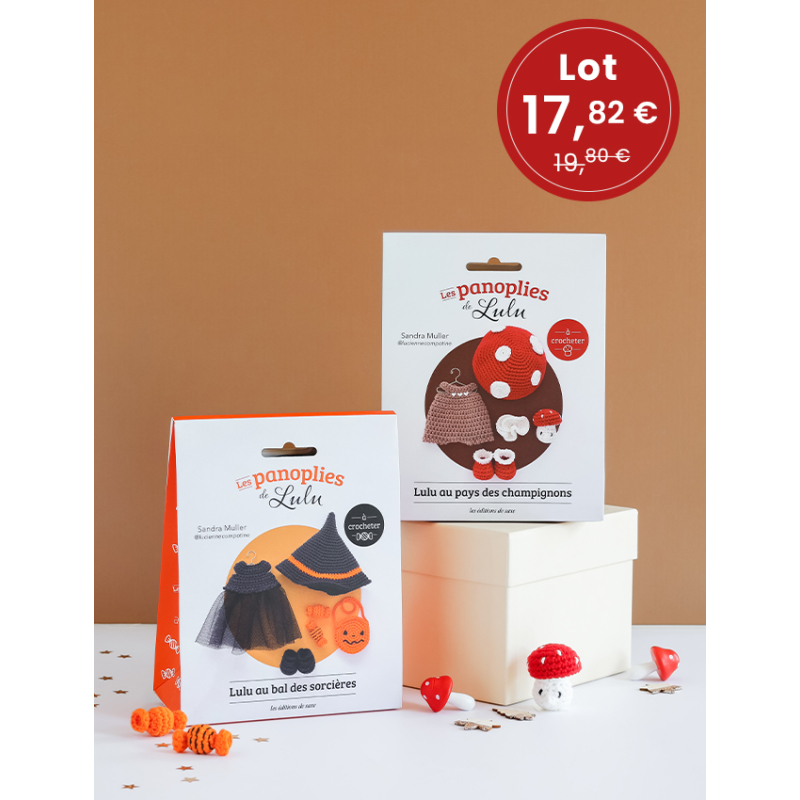 Lot Panoplies Lulu Compotine – Automne & Halloween Lot, Kit Crochet
