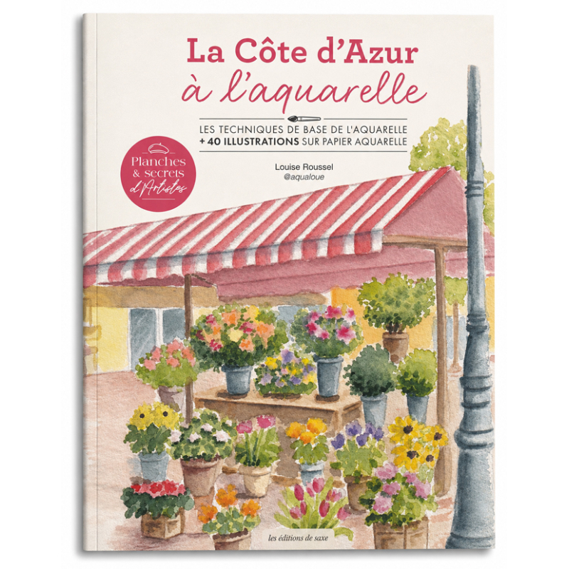 La côte d'azur à l’aquarelle Livre Beaux-arts