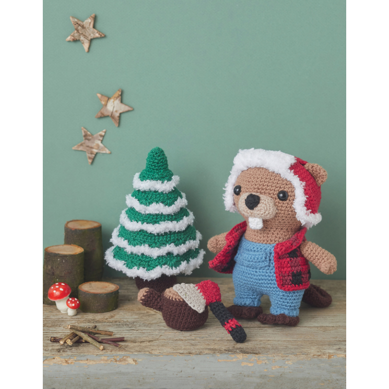 Modèle crochet – Todd le castor bûcheron Modèle à télécharger Modèles