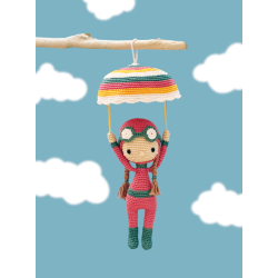 Modèle crochet – Margot la parachutiste Modèle à télécharger Modèles