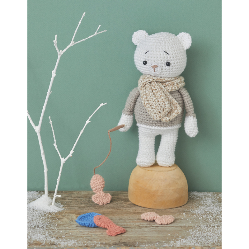 Modèle crochet – Simon l’ours polaire Modèle à télécharger Modèles