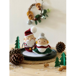 Modèles crochet – Papa et Maman Noël Modèle à télécharger Modèles