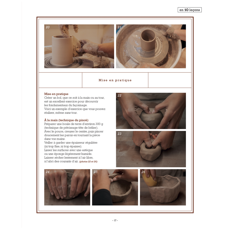 Apprendre la poterie Livre DIY