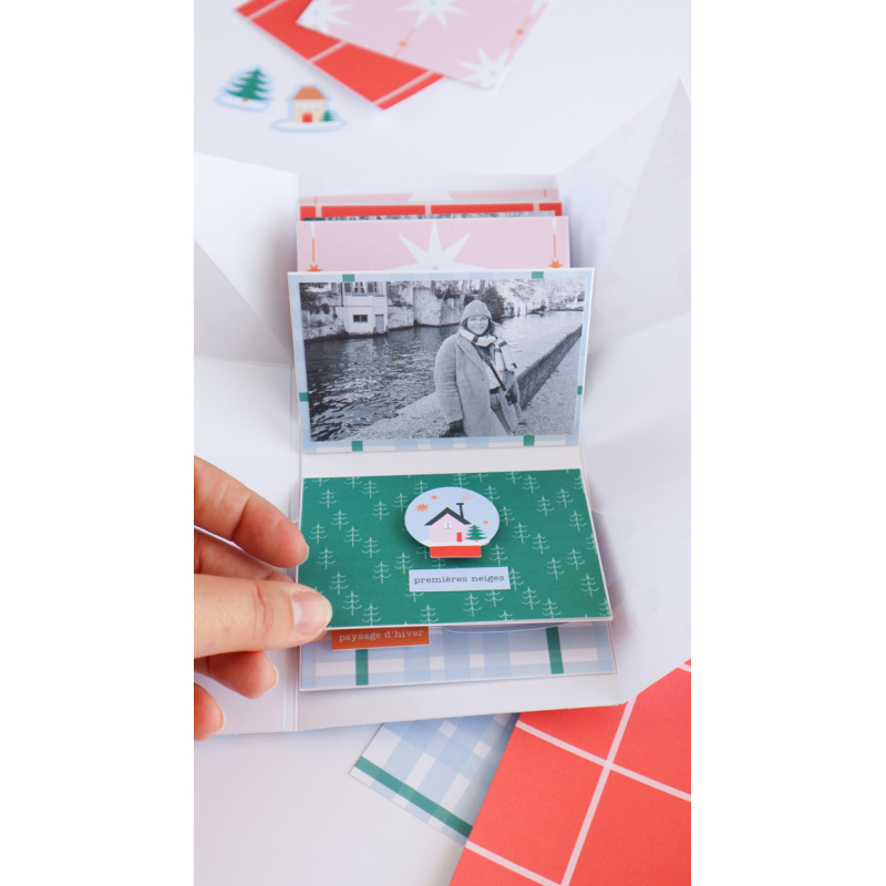 Kit scrapbooking Noël – Souvenir hivernal Kit DIY