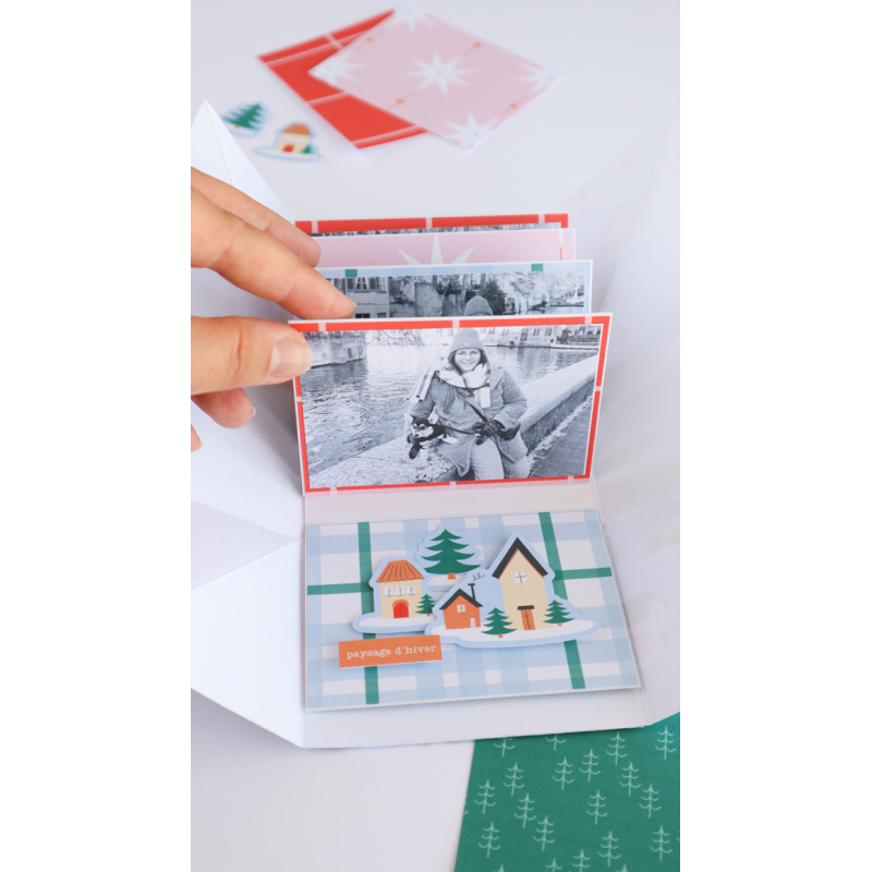 Kit scrapbooking Noël – Souvenir hivernal
