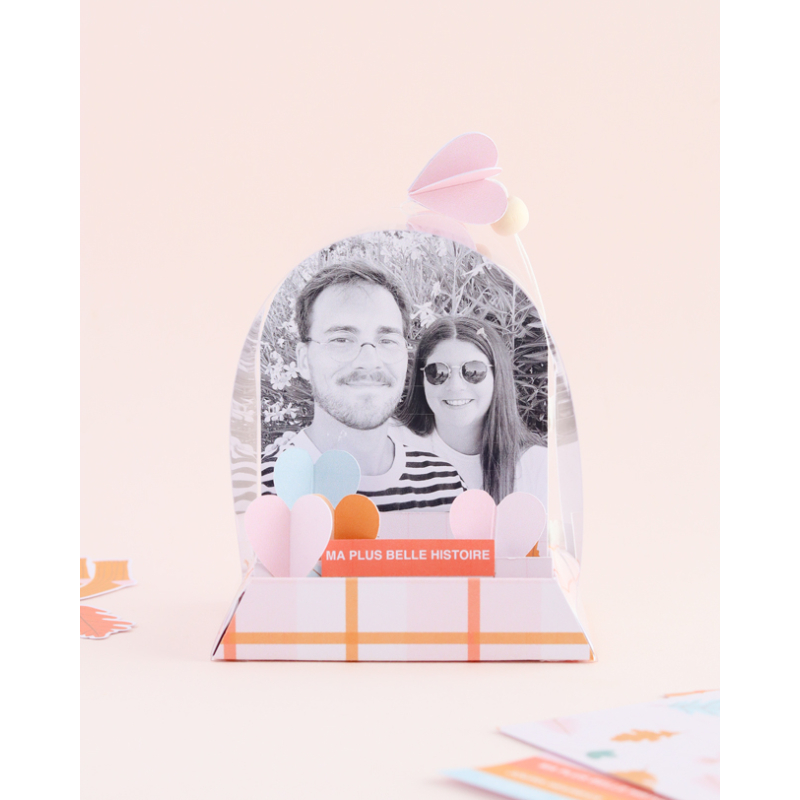 Kit scrapbooking – Décor photo Boule d’amour Kit, Fournitures DIY