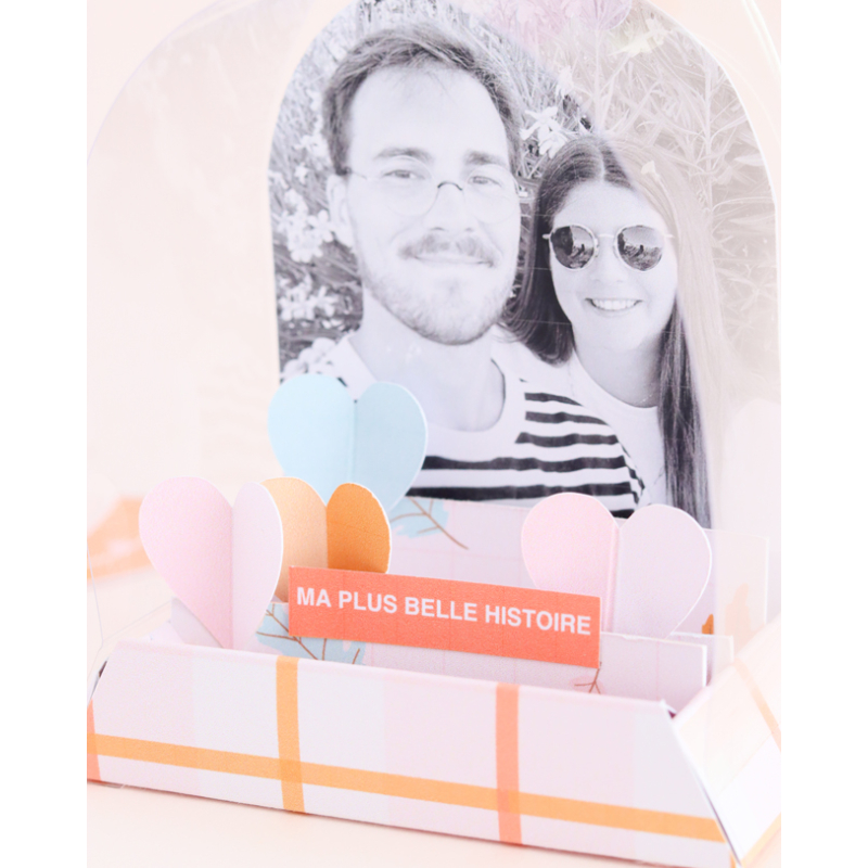 Kit scrapbooking – Décor photo Boule d’amour