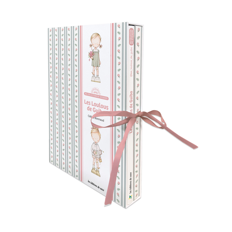 Coffret journaling ma collection de stickers : les loulous de Guibo Kit DIY