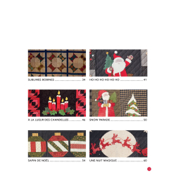 Joyeuses fêtes quiltées - 12 projets festifs Livre Patchwork