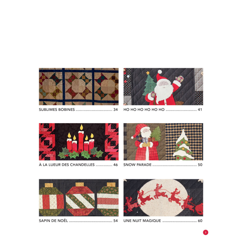 Joyeuses fêtes quiltées - 12 projets festifs Livre Patchwork