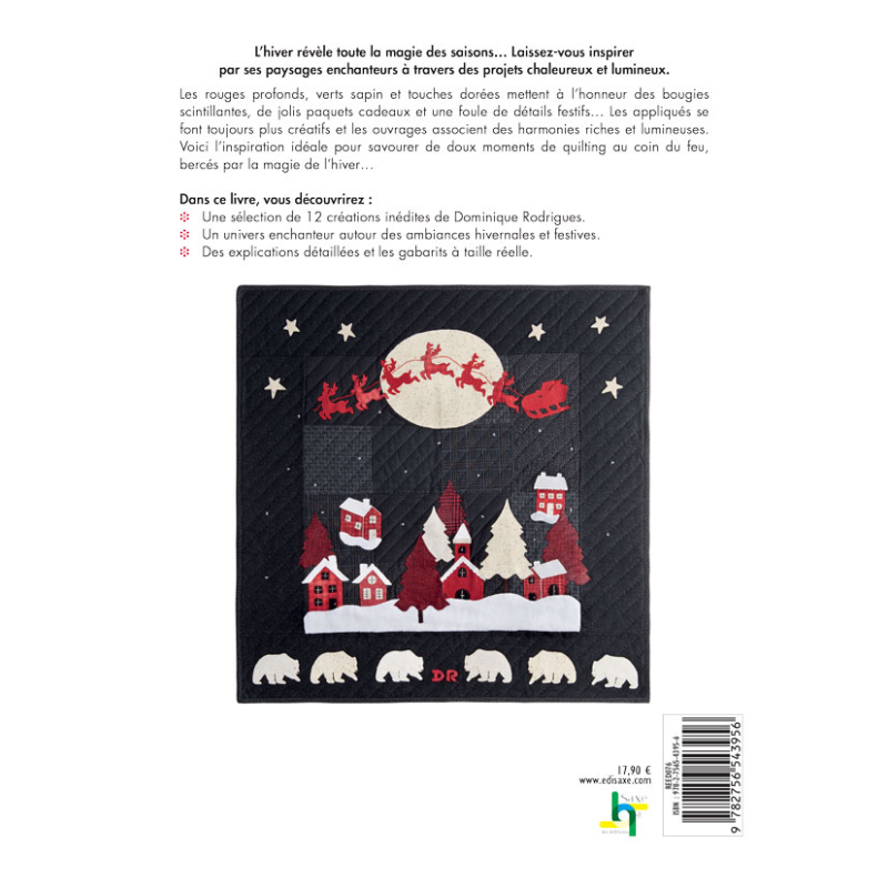 Joyeuses fêtes quiltées - 12 projets festifs Livre Patchwork