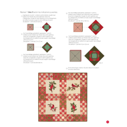 Joyeuses fêtes quiltées - 12 projets festifs Livre Patchwork