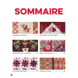 Joyeuses fêtes quiltées - 12 projets festifs Livre Patchwork
