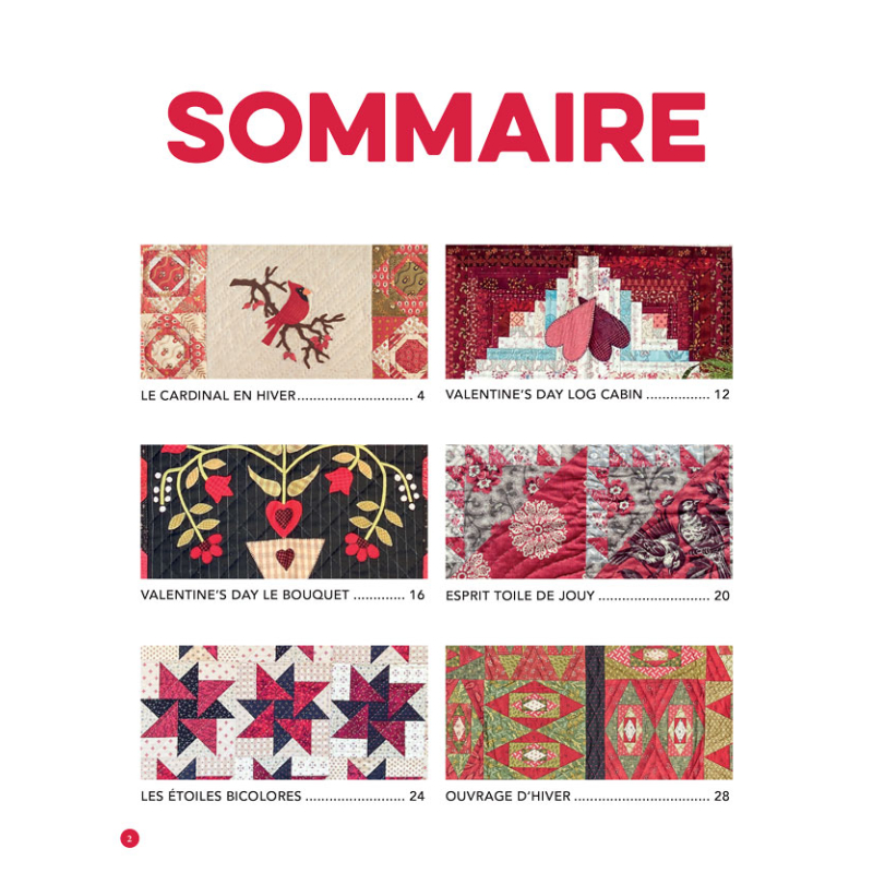 Joyeuses fêtes quiltées - 12 projets festifs Livre Patchwork