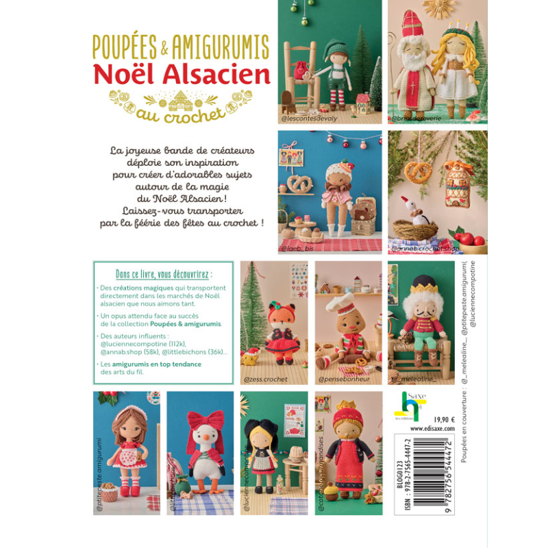 Poupées et amigurumis Noël Alsacien au crochet Livre Crochet