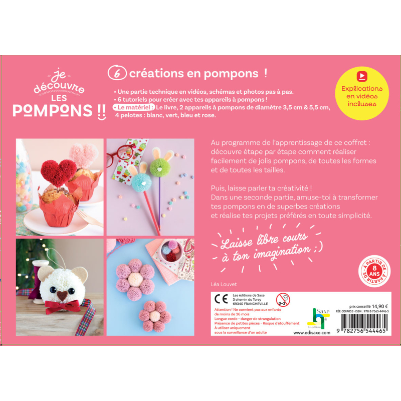 Je découvre les pompons Kit Jeunesse
