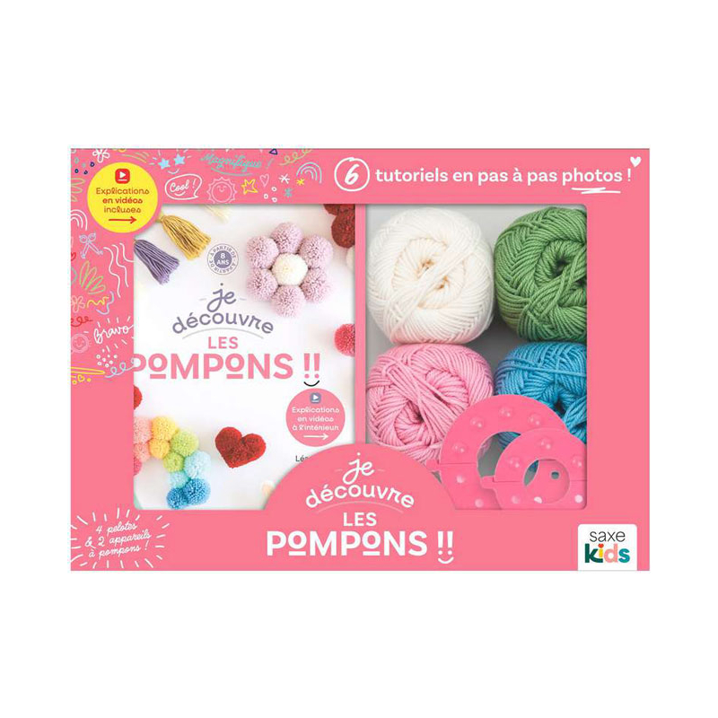 Je découvre les pompons Kit Jeunesse