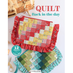 Lot Quilt Back in the days + tissus Lot, Fournitures, Livre COFFRETS