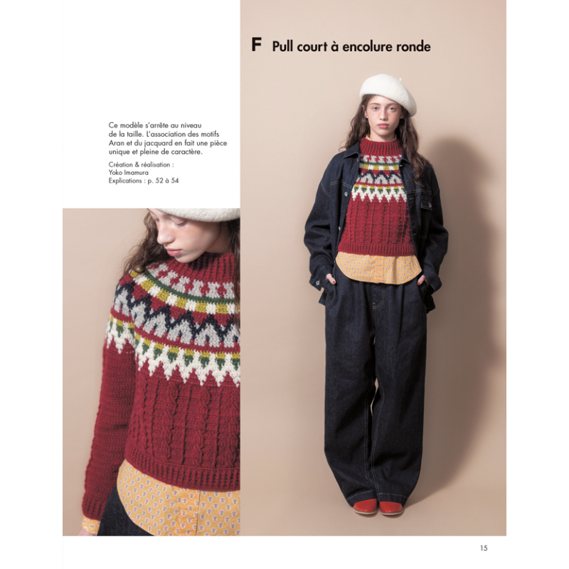 Pulls crochet col rond Livre Crochet