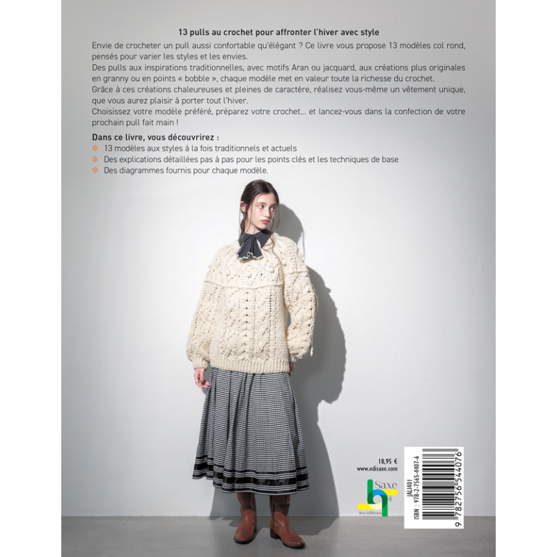 Pulls crochet col rond Livre Crochet