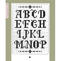 Cabinet de curiosités au point de croix Livre Broderie