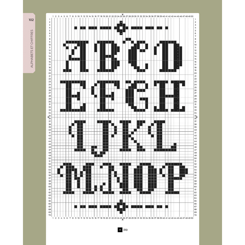 Cabinet de curiosités au point de croix Livre Broderie