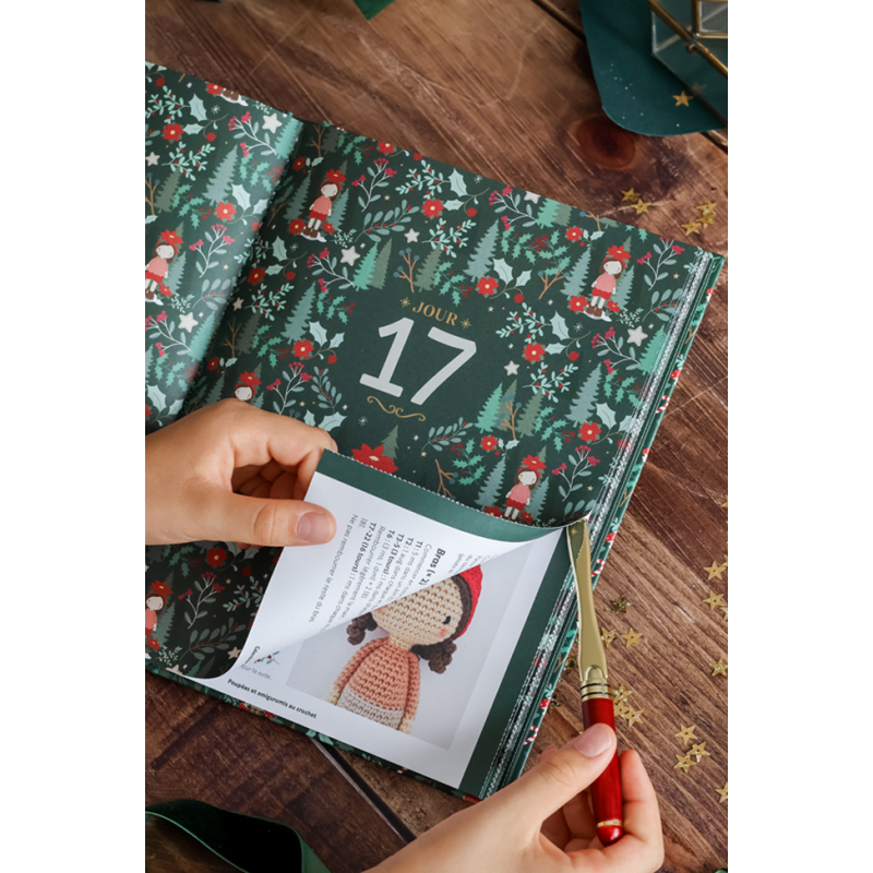 Calendrier de l'avent poupées et amigurumis au crochet Livre Crochet