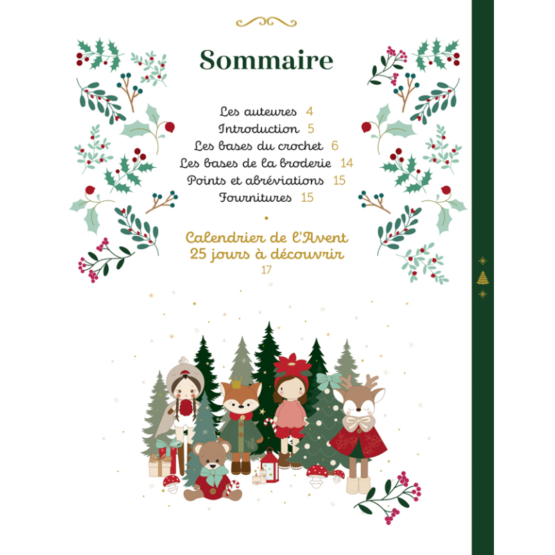 Calendrier de l'avent poupées et amigurumis au crochet Livre Crochet