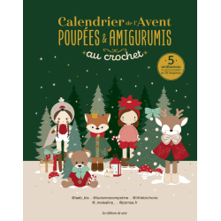 Calendrier de l'avent poupées et amigurumis au crochet Livre Crochet