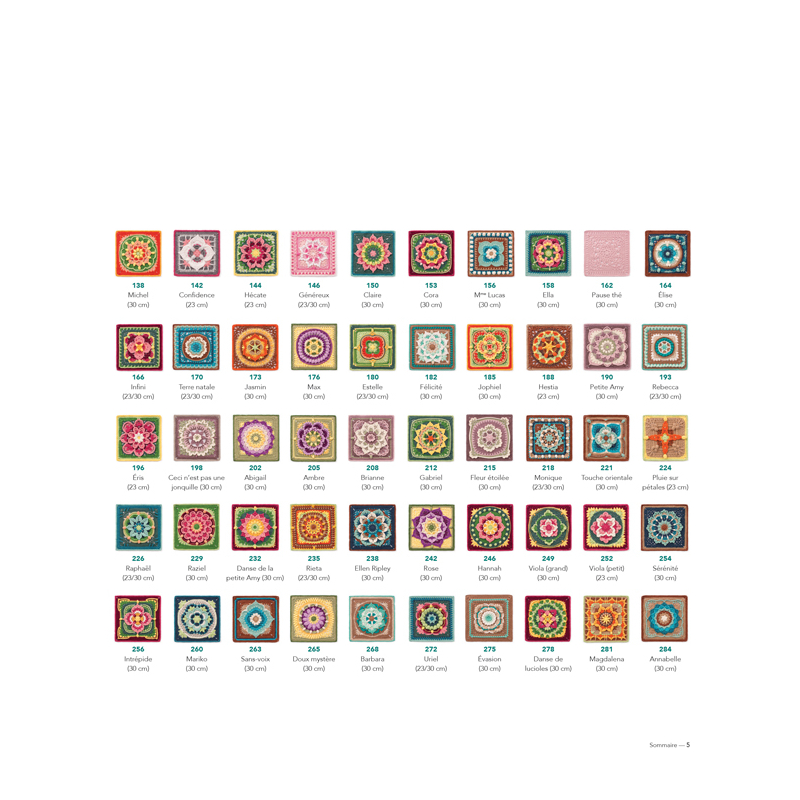 Granny Squares : 100 modèles à assembler Livre Crochet